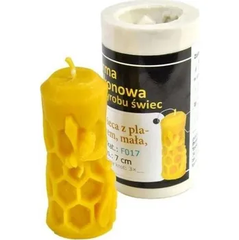 Výroba svíčky Lysoň silikonová forma - svíčka s pláství malá 7 cm