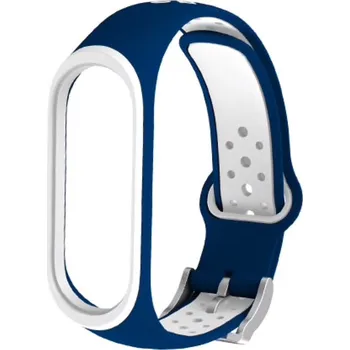 Příslušenství k fitness náramku Xiaomi Náhradní náramek Mi band 3/4 EF Barva: TmavěModro-Bílá, Pro Přístroj: Xiaomi Mi band 3/4/5/6