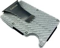 Daklos Carbet RFID carbon s klipem stříbrná