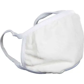 rouška Bílá rouška z R-PET materiálu