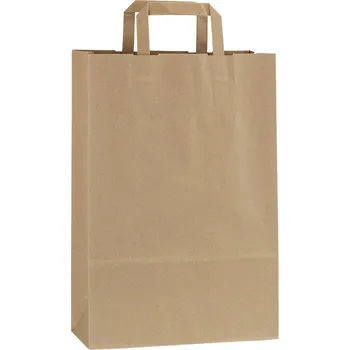 Nákupní taška Světle hnědá recyklovaná taška 260x120x350 mm