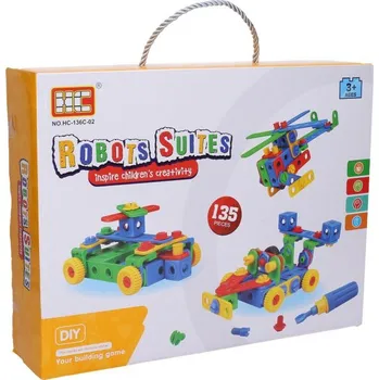 ostatní stavebnice ŠROUBOVACÍ STAVEBNICE - 135 ks