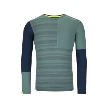 Pánské termoprádlo Ortovox 185 Rock'N'Wool Long Sleeve M arctic grey M; Zelená triko + DÁREK DLE VÝBĚRU!