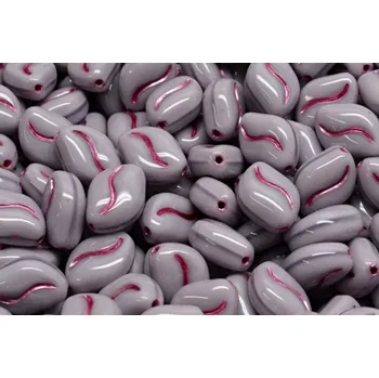 Dětské navlékací korálky Oboustranná vlnitá zrnka 11x8 mm č. 23