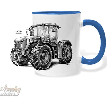 Hrnek - JCB Fastrac Barva: Modrá