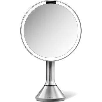 Simplehuman, Zrcadlo se sensorem Simplehuman s ovládáním intenzity světla 20 cm stříbrné - Formadore