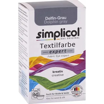 Speciální výtvarná barva Simplicol barva na textil Šedá 150g