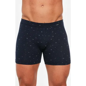 Boxerky Cornette boxerky prime 904/106 - tm. modrá, 4X (Bavlněné pánské boxerky Cornette Prime 904)