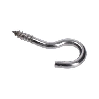 KOVIAN, s.r.o. nerezový šroub s hákem, závit do dřeva, AISI304, 5x60