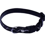 BAFPET Stříbrné vlnky černý 18-28 cm/10…