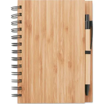 Zápisník Bambusový zápisník s propiskou