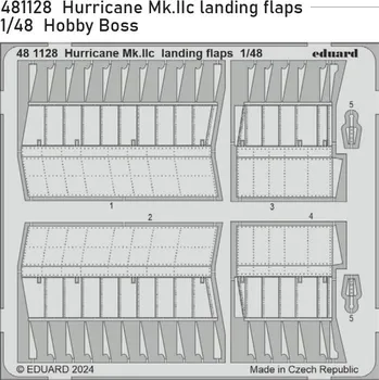 Plastikový model Eduard 1/48 Hurricane Mk.IIc landing flaps (HOBBY BOSS)