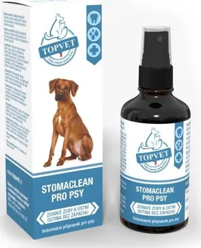 Péče o psí chrup GREEN IDEA Topvet Stomaclean pro psy 50 ml