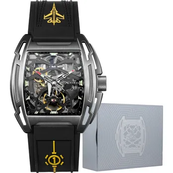 Hodinky Pánské hodinky Ciga Design Aircraft Carrier Skeleton Limited Edition Z061-IPTI-W5BK Z061-IPTI-W5BK