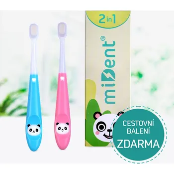 Zubní kartáček Mident sada dětských zubních kartáčků Panda
