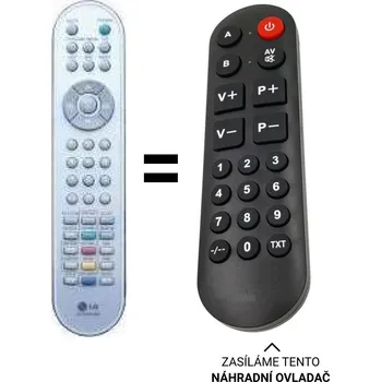 Dálkový ovladač LG 6710V00126F náhradní dálkový ovladač pro seniory RZ-17LZ40