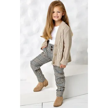 Čepice Jomar Svetr, cardigen 23267 béžový barva: béžová, Rozměr: 146