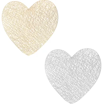 prostírání Prostírání UH srdce 39x38cm 2ASS