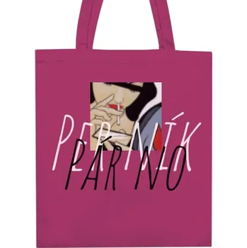 Nákupní taška Nákupní taška unisex s potiskem Jednoduchá taška pár no per nik