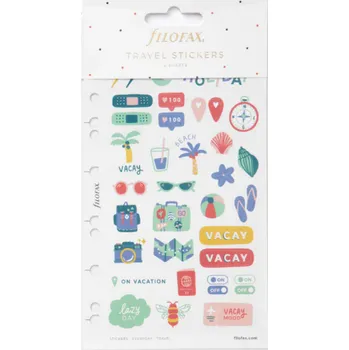 Diář Samolepky Filofax - Cestování (multi-fit)