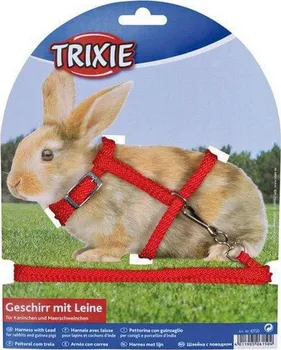 postroj pro malé zvíře Trixie Postroj pro králíka zakrslého 120 cm červený