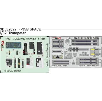 Plastikový model Eduard 1/32 F-35B SPACE (TRUMPETER)