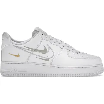 Dámská obuv Nike Air Force 1 Low Multi-Swoosh White Yellow Velikost: 43 DX2650-100