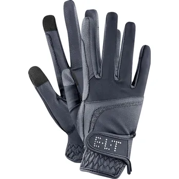 Jezdecké rukavice ELT Rukavice Noelle ELT, dámské, deepblue XS