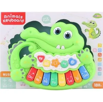 Piánko krokodýl na baterie