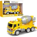 Nákladní míchačka se zvuky BV0213 žlutá