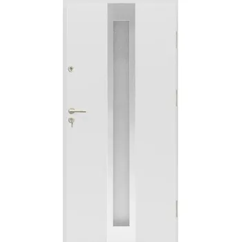 Interiérové dveře Vchodové dveře Grenada 01 90P bílé otevírané ven