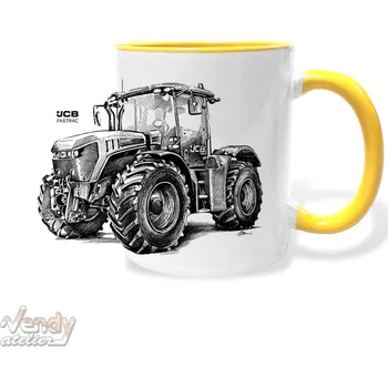 Hrnek - JCB Fastrac Barva: Žlutá