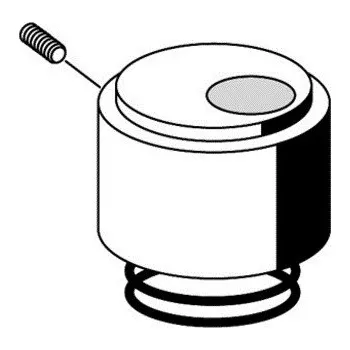 Splachovací tlačítko SCHELL ovládací tlačítko s pérkem pro tlakový splachovač WC EDITION ECO S230470699