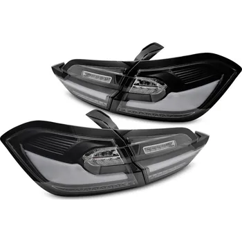 Zadní světlomet TUNING-TEC Zadní světla Ford Fiesta MK8 17-21 HATCHBACK černá LED