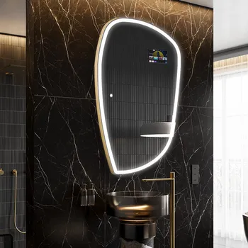 Zrcadlo Nepravidelné zrcadlo do koupelny SMART I222 Google