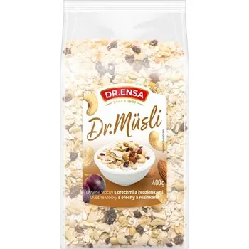 ENSA - Ovesné vločky s ořechy a rozinkami - 400 g