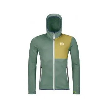 Pánská móda Ortovox Fleece Hoody M arctic grey S; Zelená mikina + DÁREK DLE VÝBĚRU!