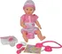 Panenka Simba Toys New Born Baby panenka čůrající s nočníkem a sadou zdravotnických doplňků 38 cm