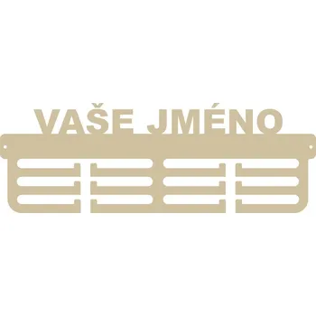 věšák na medaile Věšák na medaile se jménem - malý