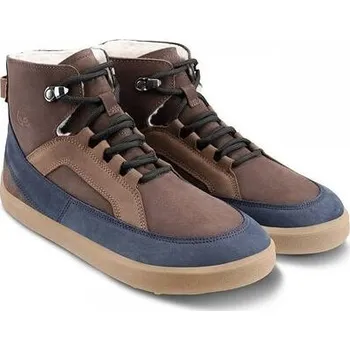 Dámská zimní obuv Kožené kotníkové barefoot boty Be Lenka York hnědá velikost obuv dospělí 41