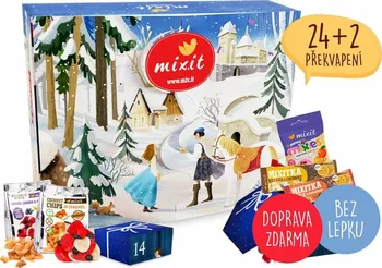 Mixit Velký adventní kalendář 2023 bez lepku&vegan 1142 g