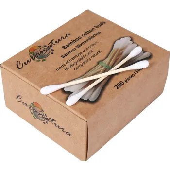 Vatová tyčinka Curanatura Bambusové vatové tyčinky 200 ks