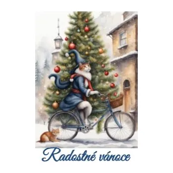 Přáníčko s potiskem Radostné Vánoce