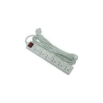 Prodlužovací kabel Kabel prodlužka PP6 220V 10m (6zás. + vypínač) POWERGARDEN PP6K-10