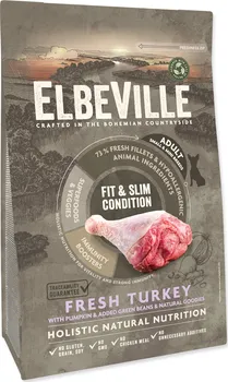Krmivo pro psa Elbeville Adult Mini Fresh Turkey Fit And Slim Condition 4 kg