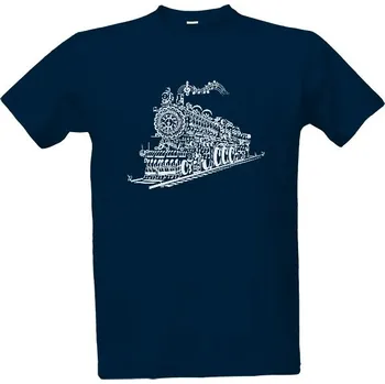 Tričko s potiskem Hudební vlak pánské