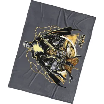 deka Mikroplyšová deka Black Adam 150x200 cm