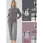 Dámské pyžamo Karelpiu KF5216 S Purple