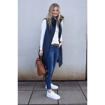 Dámská vesta vesta M.ASCH-Be original Patterned Long - Blue M/L/XL