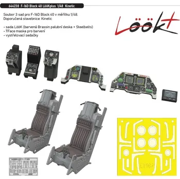 Plastikový model Eduard 1/48 F-16D Block 40 LööKplus (KINETIC)